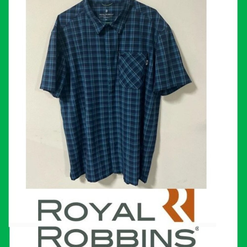 Royal Robbins Amp Lite Plaid Shirt - UPF 35+, Short Sleeve
